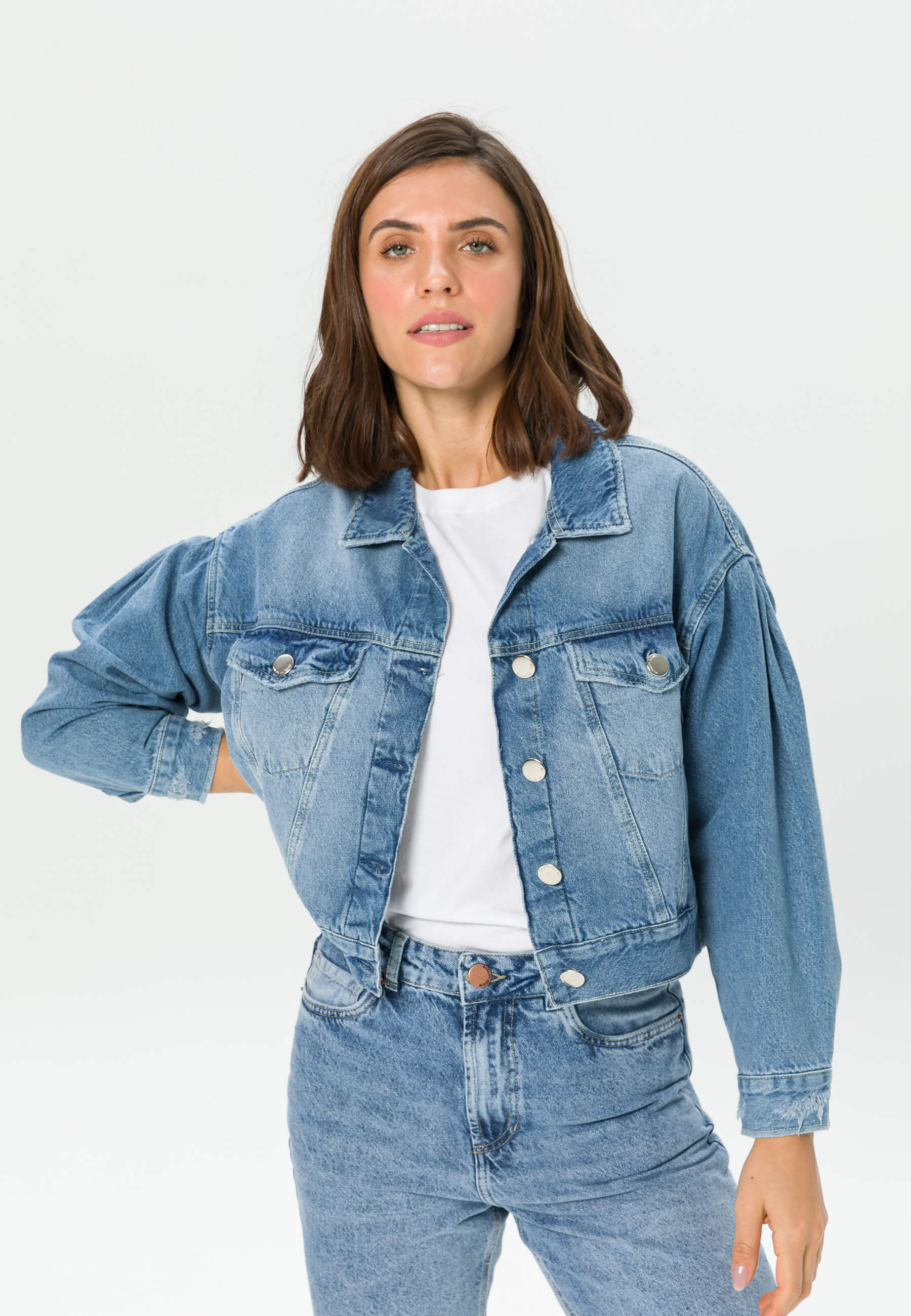 ONLY Denim Jackets for Women sale - discounted price | FASHIOLA.in