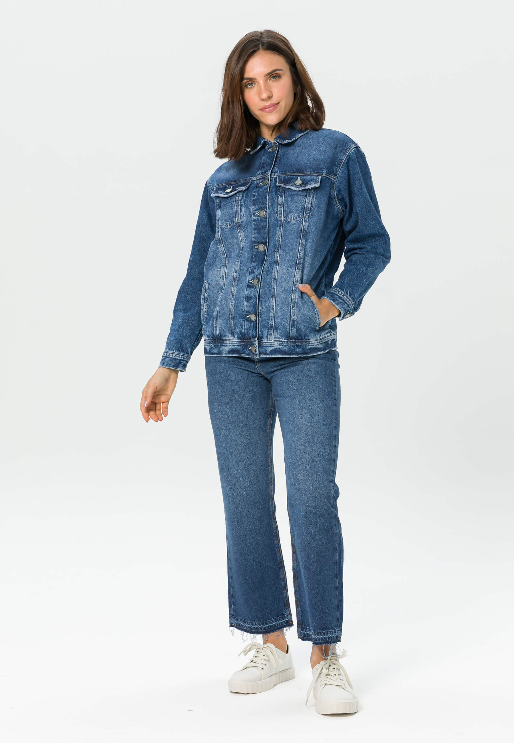 Buy Indigo Jackets & Coats for Women by Pepe Jeans Online | Ajio.com