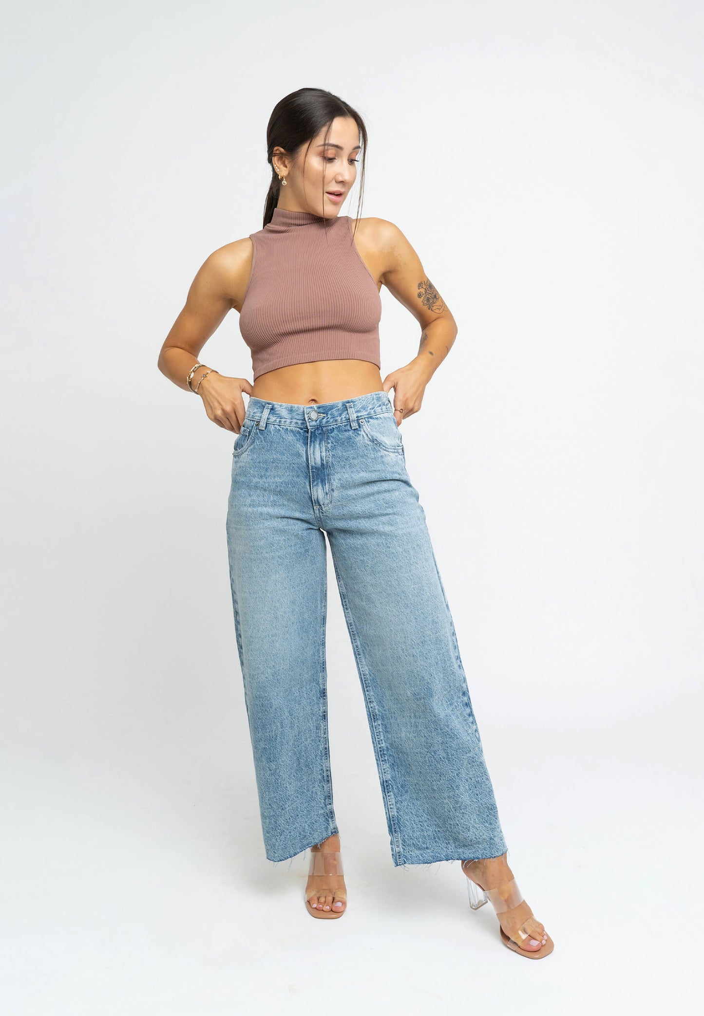 Wide Leg Cropped